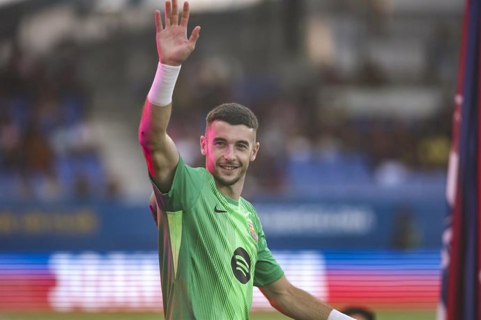 Joan García con el FC Barcelona