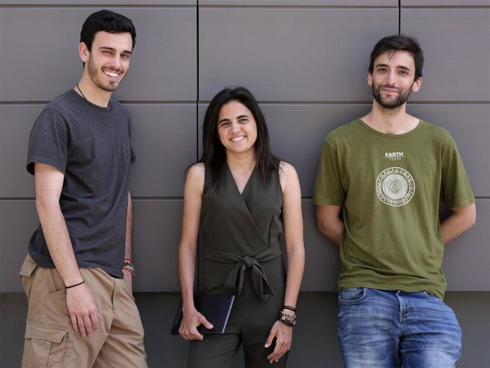 Archivo - (De Izq. A Der.) EL COO De Bleta, Gerard Pinar Baillés; La Ceo, Isabel García Baños, Y El Cto, Adrià Roca Gervilla.