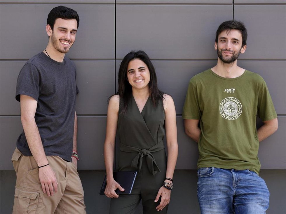 Archivo - (De Izq. A Der.) EL COO De Bleta, Gerard Pinar Baillés; La Ceo, Isabel García Baños, Y El Cto, Adri Roca Gervilla.