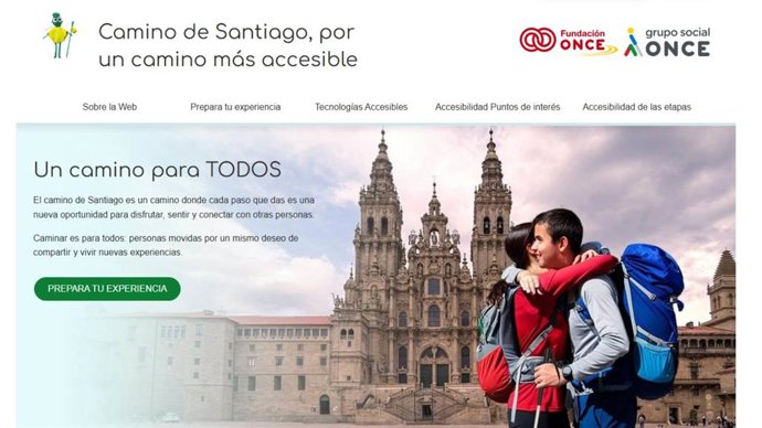 La Fundación ONCE analiza la accesibilidad de más de 400 puntos de interés del Camino de Santiago Francés