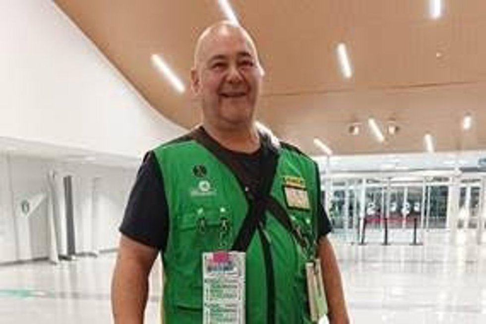 El vendedor de la ONCE Sergio Jiménez López-Rey
