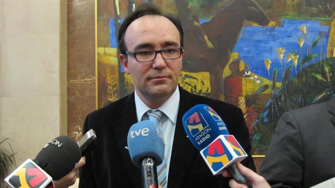 Archivo - El presidente de Asaja Aragón, José Manuel Cebollada