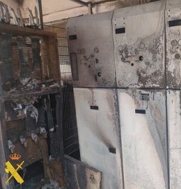 Incendio por enganches ilegales en la provincia de Almería.