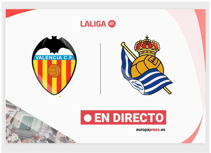 Onces Iniciales probables: Valencia - Real Sociedad: resumen y estadísticas del partido de la jornada 1 de LaLiga EA Sports