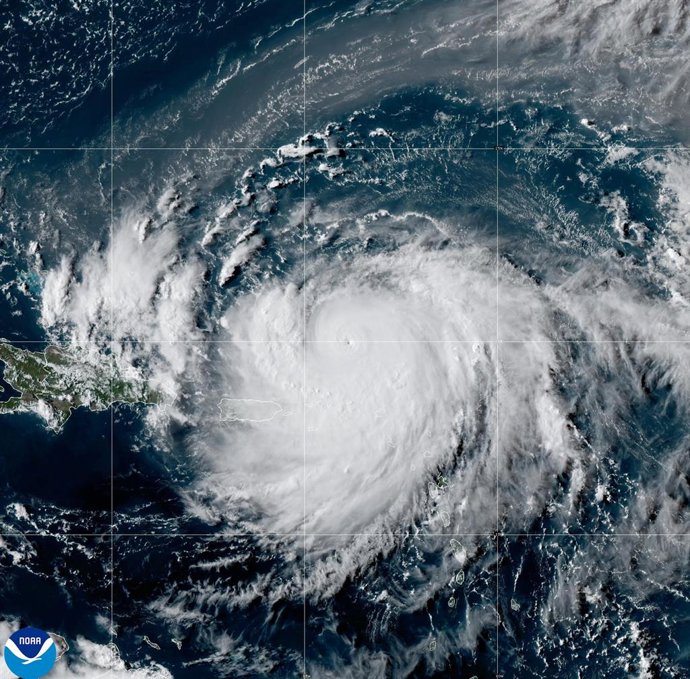 August 16, 2025 - Caribbean - Hurricane Erin on Saturday strengthened into a fearsome Category 5 hurricane with sustained winds of 160 mph as the storm traveled west over the Atlantic, according to the National Hurricane Center. The hurricane is not expec