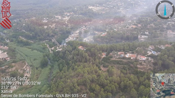 Incendio forestal de Xàtiva