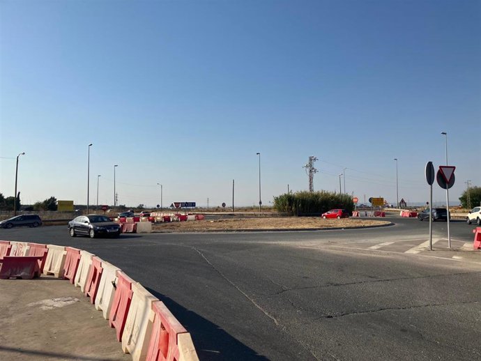 Comienza este lunes las obras del viaducto de la Línea 3 Norte de Metro de Sevilla sobre la ronda Supernorte.