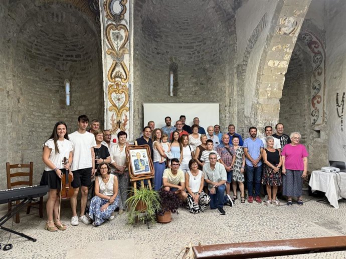 Un sentido homenaje póstumo recuerda a Daniel Ribera, clave en la recuperación del pueblo Buil (Huesca)