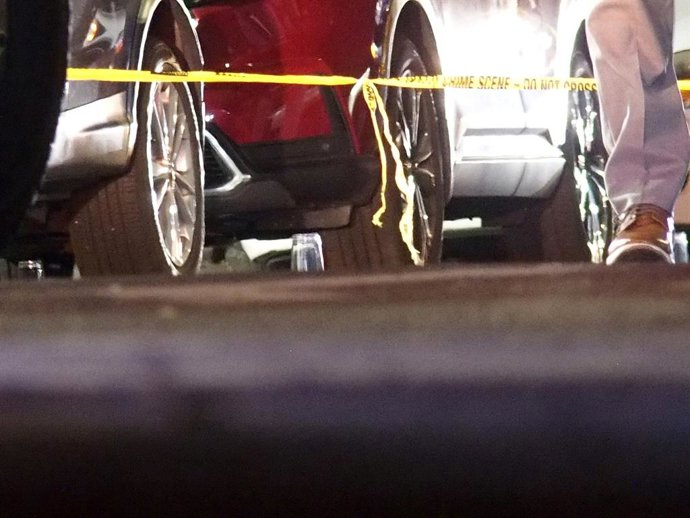 August 12, 2025, Brooklyn, New York, USA: Brooklyn , New York  August 12, 2025.Two New York City Police officers from the 70th precinct were on patrol and came upon a shootout between two men they engaged the shooters striking one individual and he went t