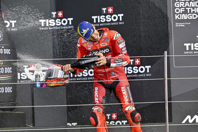 Archivo - MARQUEZ Marc (spa), Ducati Lenovo Team, Desmosedici GP25, portrait during the 2025 MotoGP Tissot Grand Prix of the United Kingdom on the Silverstone Circuit from May 23 to 25, 2025, in Silverstone, United Kingdom - Photo Studio Milagro / DPPI