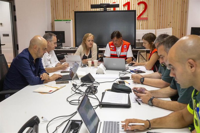 El CECOP permanece reunido en la sala del 112