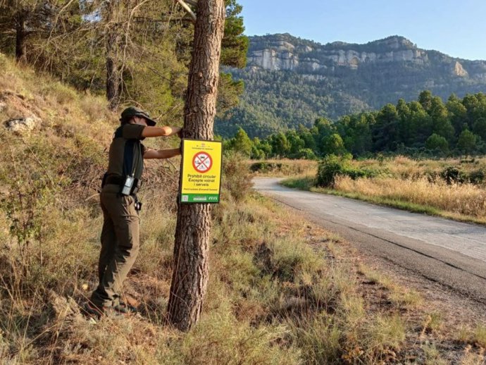 Tancament d'espais naturals per risc d'incendis