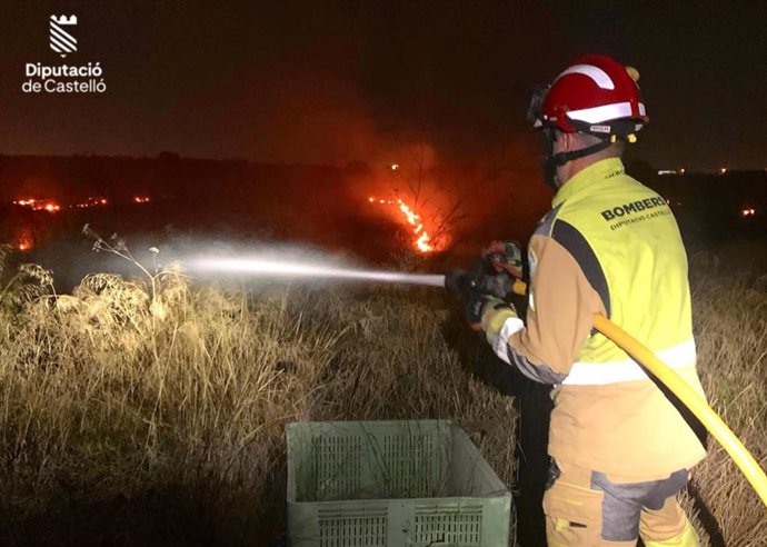 Efectivo de Bomberos del Consorcio de Castellón, en imagen de archivo