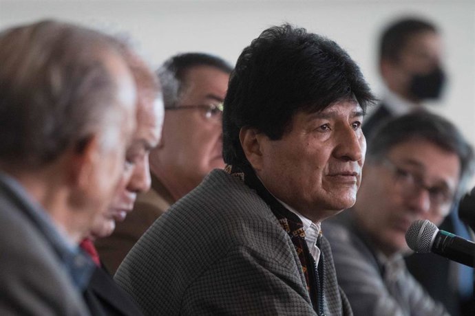 Archivo - El expresidente de Bolivia Evo Morales