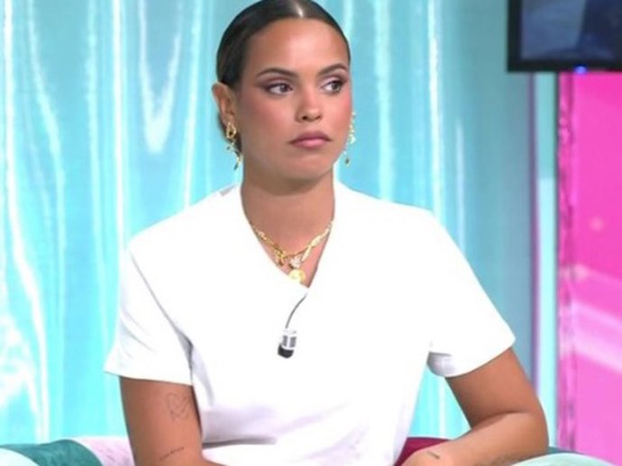 Gloria Camila, en el plató de 'Fiesta' este domingo