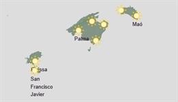 El tiempo hoy, lunes 18 de agosto, en Baleares.