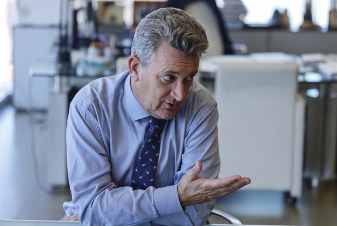 El conseller de Medio Ambiente, Infraestructuras y Territorio, Vicente Martínez Mus, durante una entrevista para Europa Press, a 21 de julio de 2025, en Valencia, Comunidad Valenciana (España). 