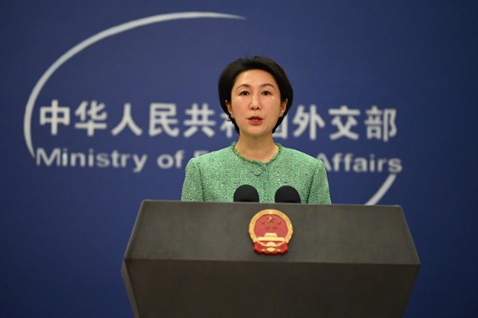 Archivo - Arquivo - Imagem de arquivo da porta-voz do Ministério das Relações Exteriores da China, Mao Ning.