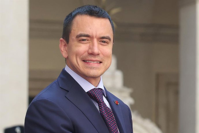 Archivo - Noboa envía al Constitucional varias preguntas del referéndum previsto para finales de año