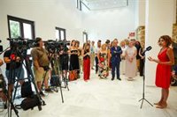 Montero seguirá compaginando su "doble tarea" de vicepresidenta y líder del PSOE-A el tiempo que crea "necesario"