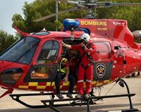 Milana, el helicóptero de Bomberos de Mallorca, ya está operativo también para rescates