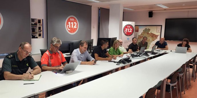 La consejera de Interior, Función Pública y Justicia, Amparo López Antelo, durante la reunión del CAE.