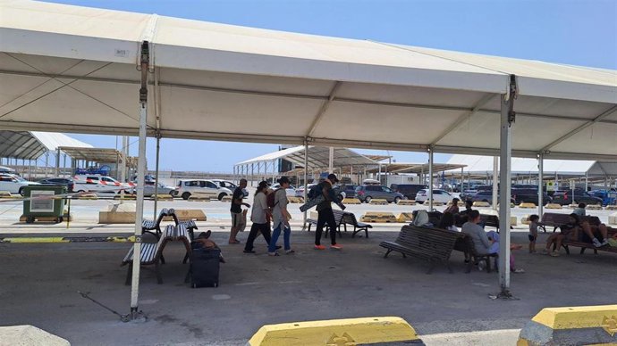 Operación Paso del Estrecho en el Puerto de Almería.