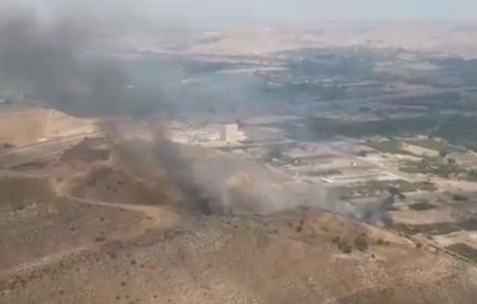 Sucesos.- Controlado el incendio de Torrente de Cinca (Huesca), tras quemar 7 hectáreas