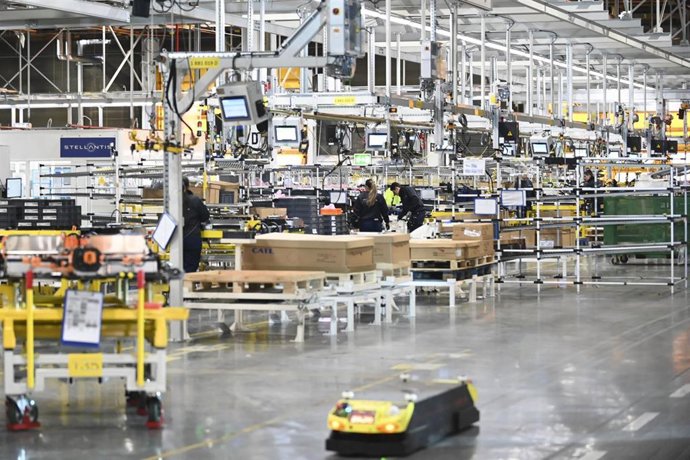Archivo - Planta de Stellantis en Figueruelas (Zaragoza).