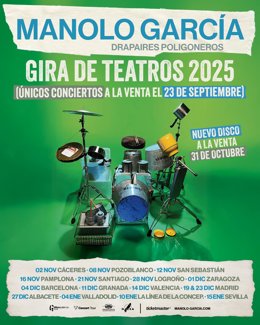 Cartel promocional de la gira.
