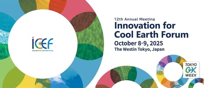 Image of The 12th Annual Meeting of the Innovation for Cool Earth Forum (ICEF2025) is set to be held October 8-9, 2025 in Tokyo.