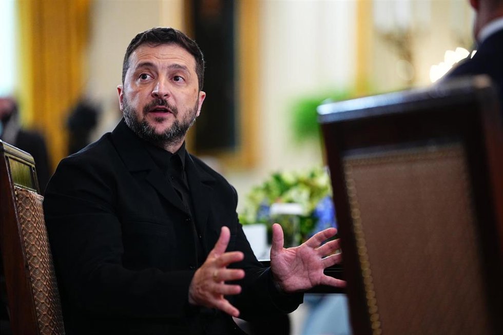 Volodimir Zelenski, presidente de Ucrania