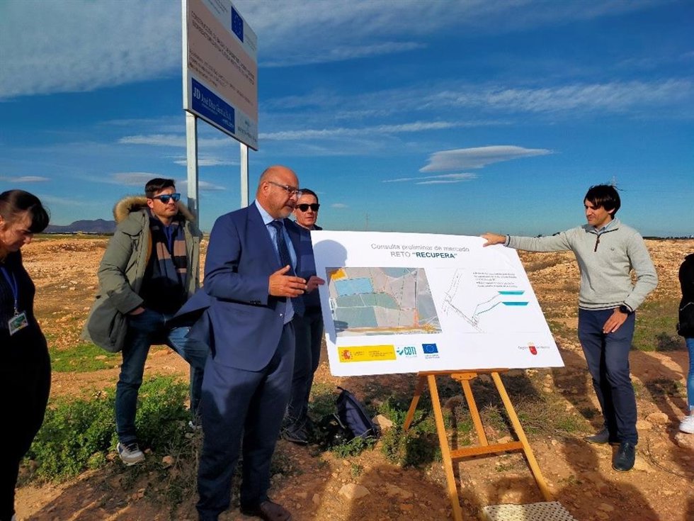 El director general del Mar Menor, Víctor Serrano, en una imagen de archivo