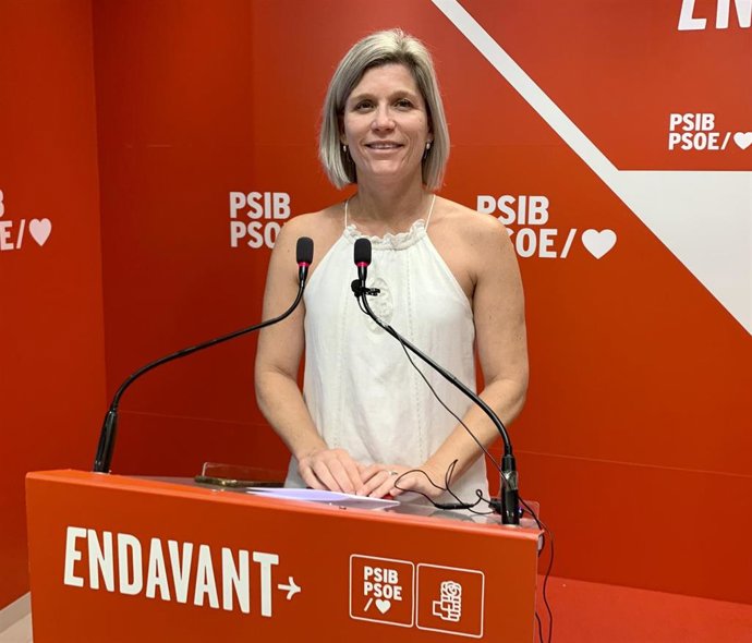 La consellera del grupo socialista en el Consell de Mallorca Sofía Alonso.