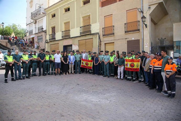 Milagros Tolón Presenta En Ontur (Albacete) El Despliegue De La Guardia Civil Para Que La I Vuelta Ciclista A Castilla-La Mancha.