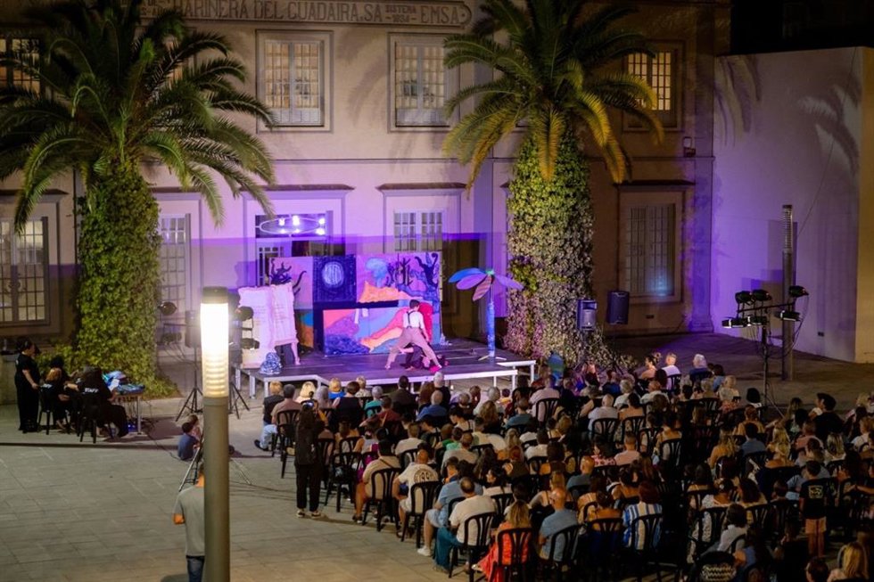 Uno de los espectáculos ofrecidos bajo el marco de la programación estival 'Noctaíra', en la Harinera de Alcalá de Guadaíra.