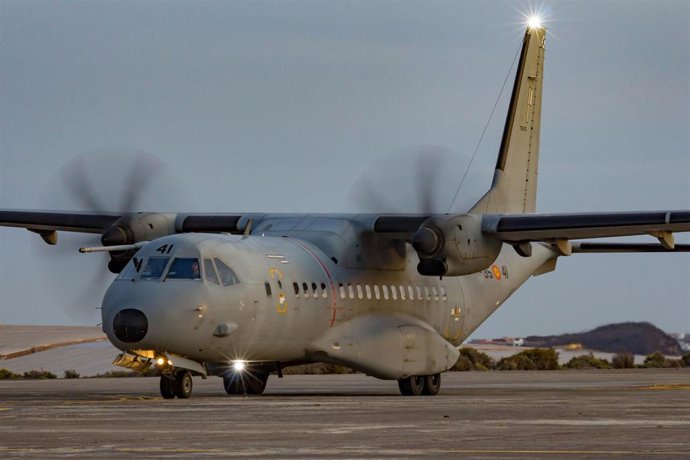 Archivo - Aviión T.21 del Ejército del Aire y del Espacio