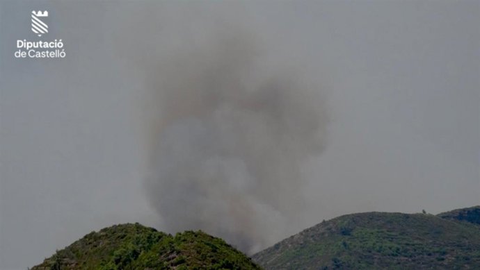 Imagen del incendio en Artana