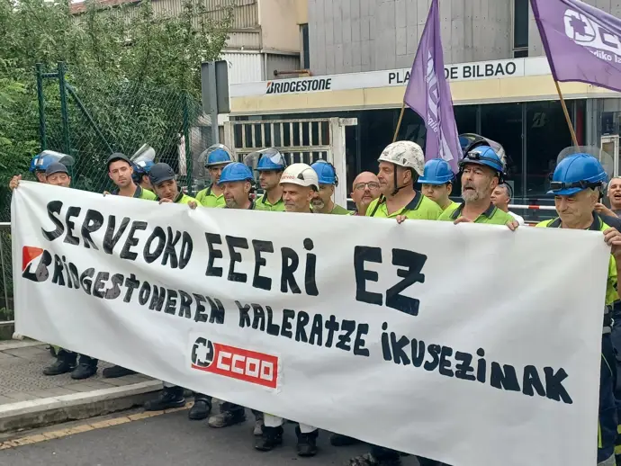Trabajadores de Serveo en Basauri (Bizkaia). - CCOO