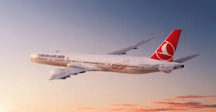 Avi&oacute;n de Turkish Airlines