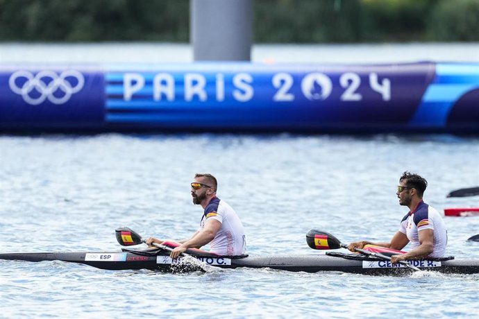 Archivo - Carlos Arévalo y Rodrigo Germade durante Paris 2024