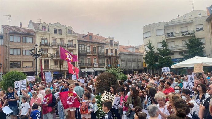 Concentración en La Bañeza.