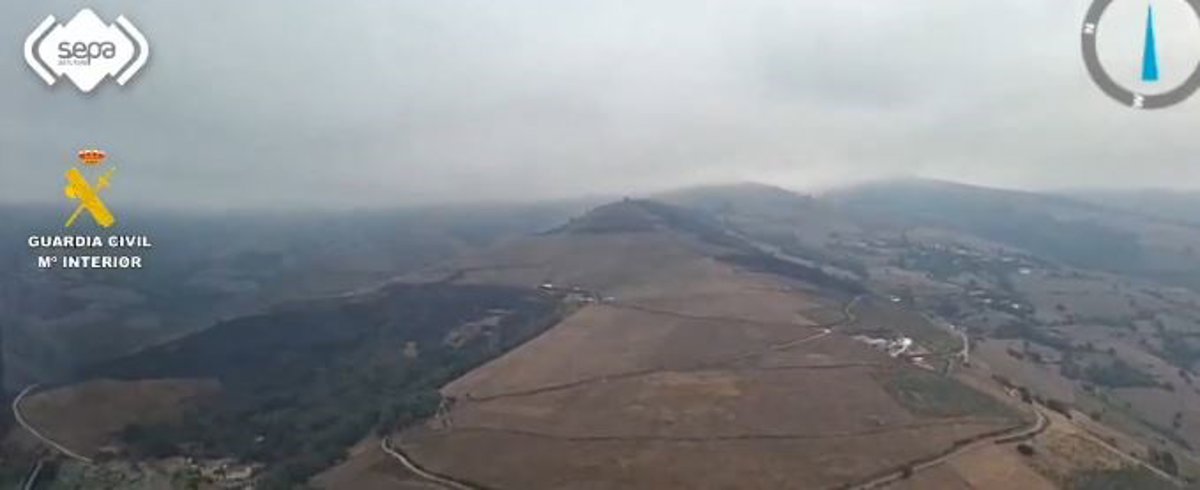 Asturias contabiliza 15 incendios, 7 activos, 6 controlados y 2 estabilizados