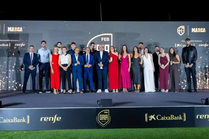 Premiados de la VI Gala del Baloncesto Español - FEB
