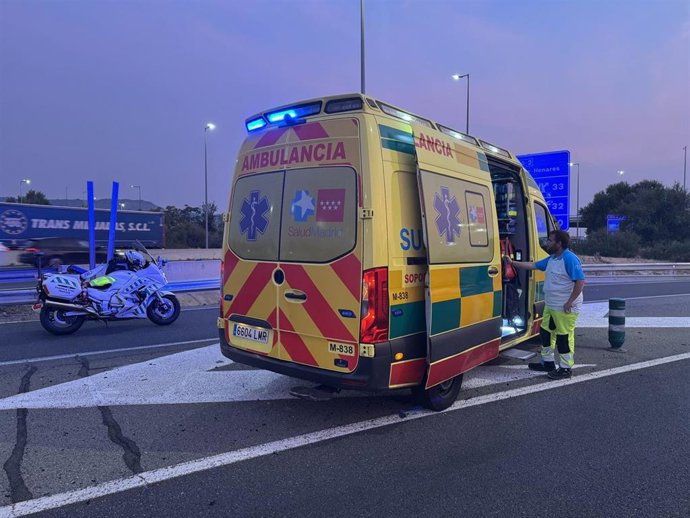 Efectivos del SUMMA 112 en Alcalá de Henares, Comunidad de Madrid