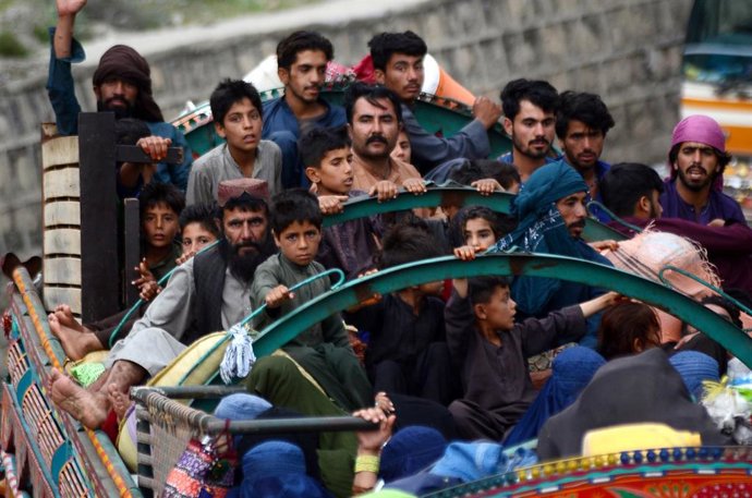 Archivo - Imagen de archivo de refugiados afganos.