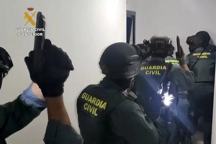 Imagem de arquivo fornecida pela Guardia Civil de Sevilha