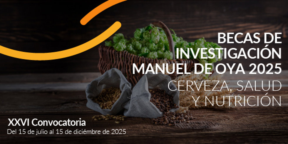 El Foro para la Investigación de la Cerveza y Estilos de Vida convoca la XXVI edición de las Becas Manuel de Oya