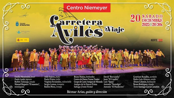 Carretera de Avilés: El Viaje, llega al Centro Niemeyer.