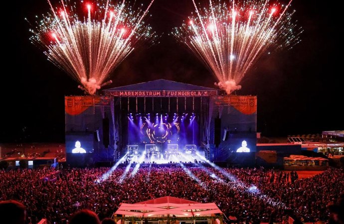 Archivo - Escenario Unicaja del Marenostrum Fuengirola. 